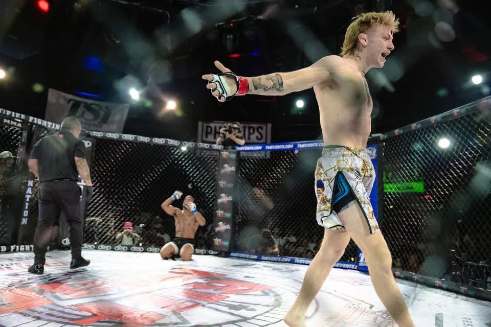 Ezra Elliot, RUF Nation featherweight champion, ahead of his UFC debut at UFC Oklahoma City on July 18, 2026