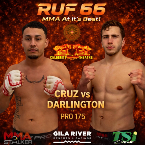 RUF 66_ Cruz vs Darlington fight poster